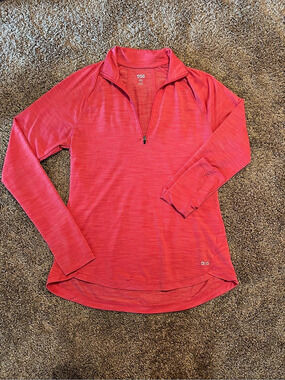 ☘️ DSG Women's Long Sleeve Quarter-Zip Top Pink XS